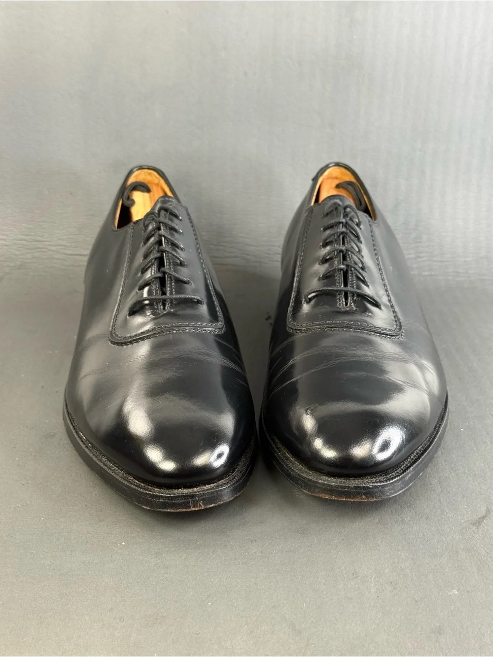Johnston & Murphy black leather Heritage Oxford shoes men’s size 9.5